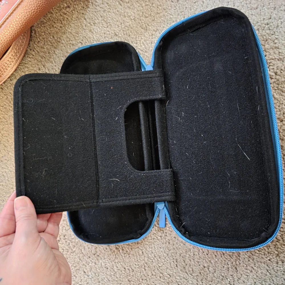 Nintendo Switch Black and Blue Carrying Case